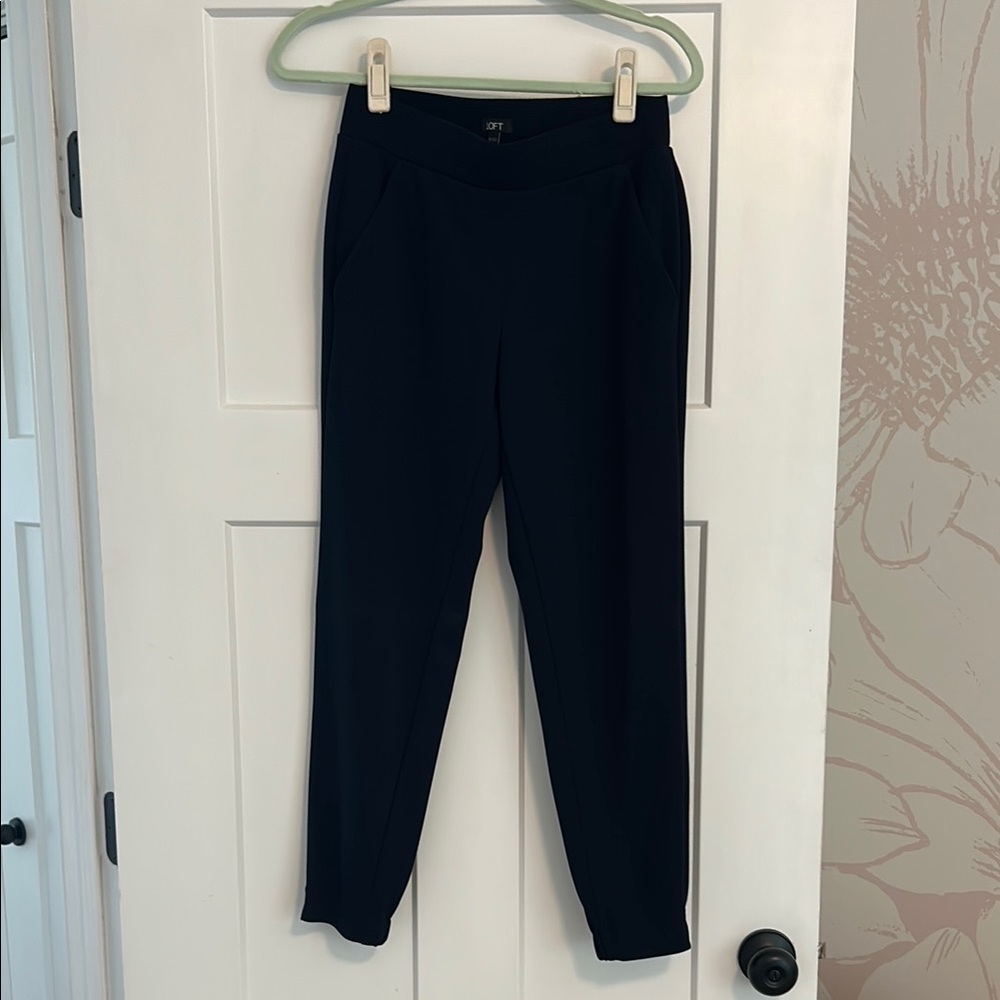LOFT Blue Cropped Pants